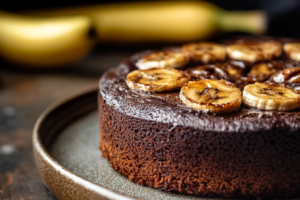 Bolinho de Chocolate sem Farinha de Trigo e com Banana Delicioso