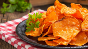 Chips de Berinjela na Airfryer: crocantes e saudáveis