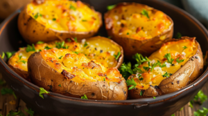 Batatas Assadas na Airfryer com Ervas e Alho