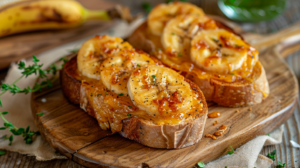 Pão com Banana na Airfryer