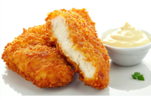 Filé de frango a milanesa na Airfryer: crocante e suculento