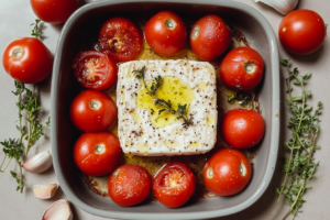 Queijo Brie com Tomate Cereja na Airfryer: Petisco Saudável e Saboroso