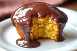 Cupcake de Cenoura na Airfryer: Sobremesa Irresistível com Cobertura de Chocolate