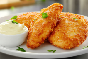 Frango à Milanesa na Air Fryer: Crocante e Suculento