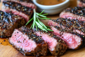 Cordão de Filé Mignon na Airfryer com Ervas Finas e Molho Especial