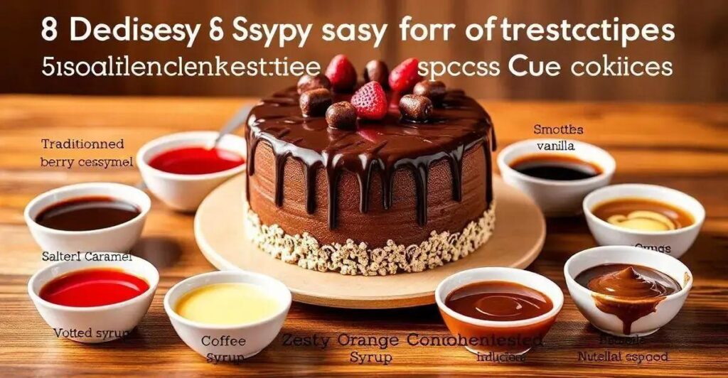 8 Receitas de Caldas para Molhar Bolo de Chocolate