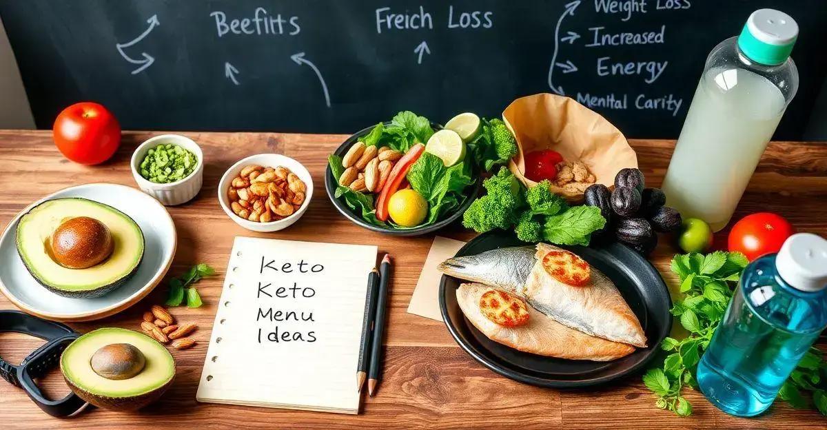 Como montar um cardápio keto Como montar um cardápio keto