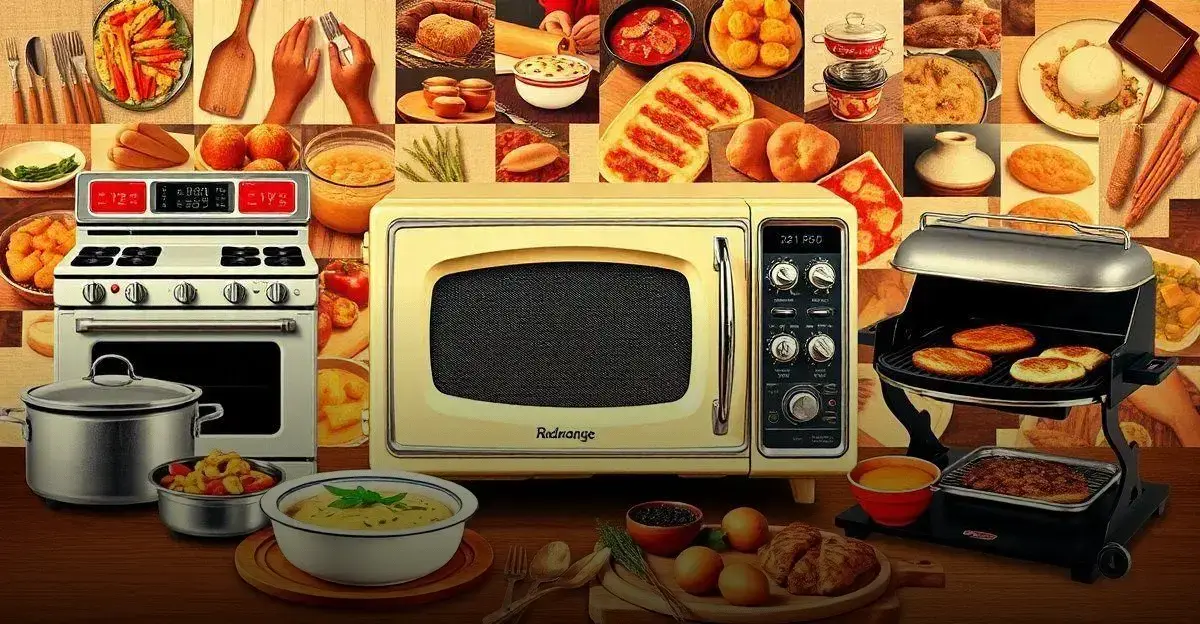 Comparação entre Micro-ondas e Outros Métodos de Cozimento Comparação entre Micro-ondas e Outros Métodos de Cozimento