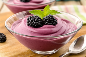 Mousse de Amora Refrescante: Uma Sobremesa Irresistível com Frutas