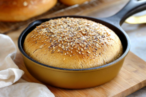 Pão de Aveia de Frigideira Sem Glúten: Sabor e Saúde em 10 Minutos