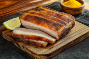 Panceta na Airfryer Crocante com Ervas e Limão