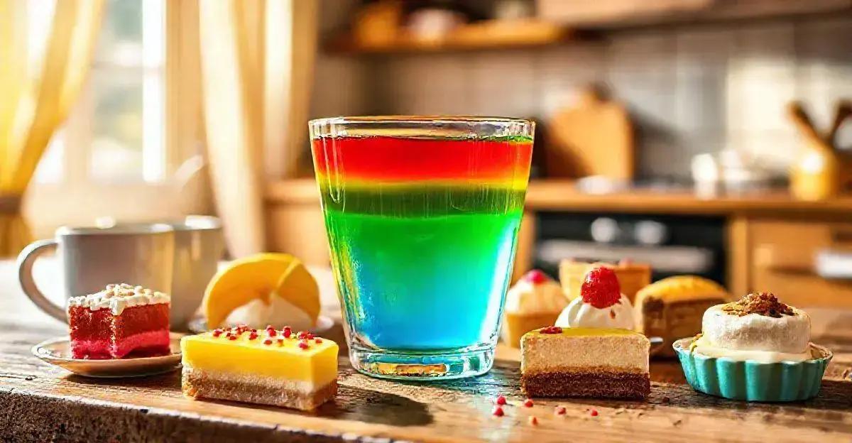 Gelatina Colorida: Diversão em Camadas