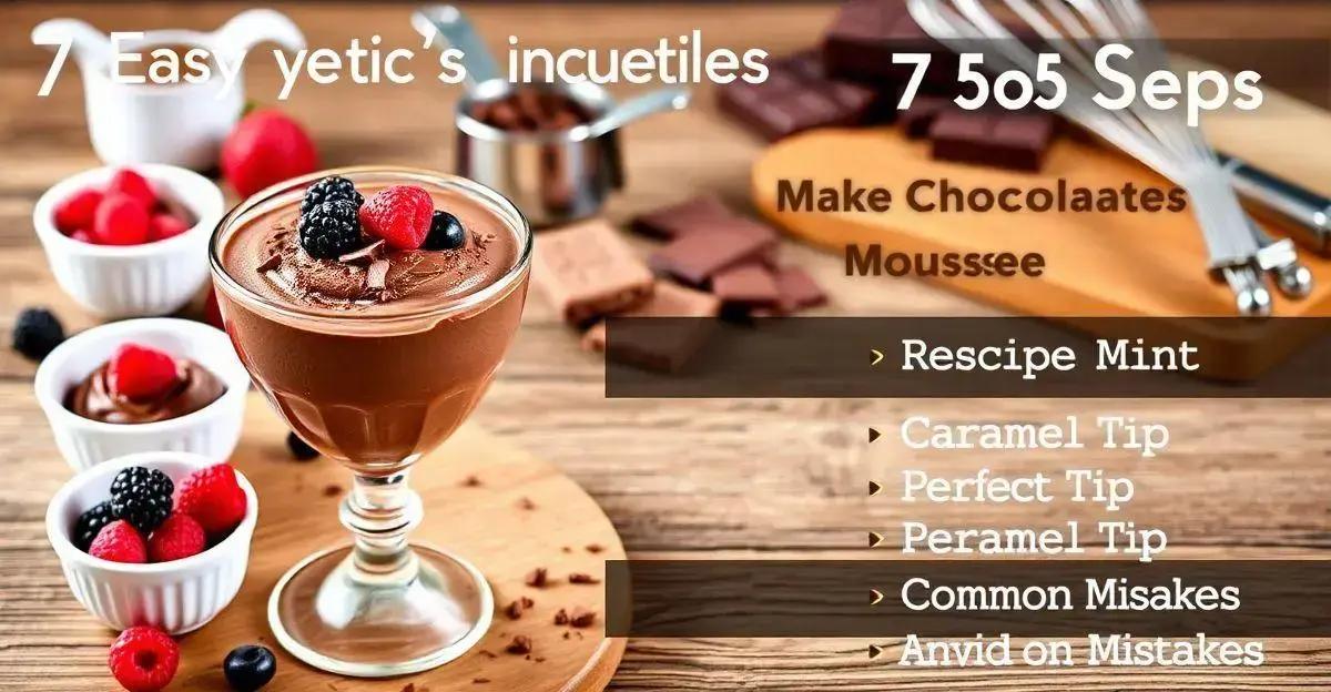 Variações de Mousse de Chocolate