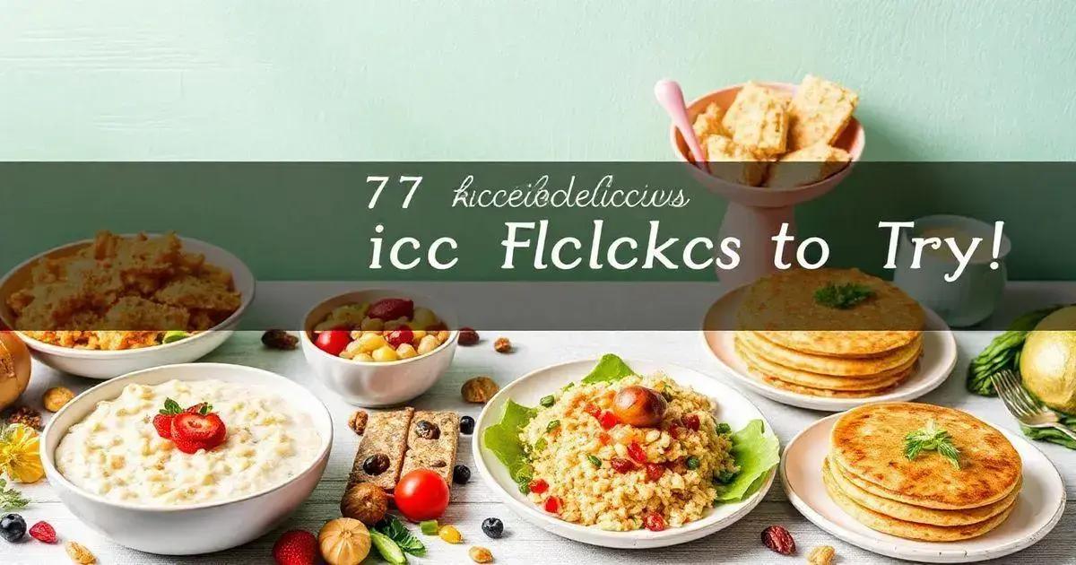 Benefícios dos flocos de arroz