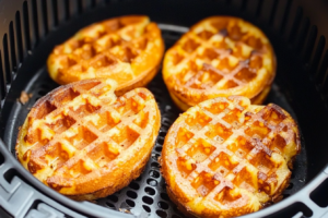 Waffles na Airfryer: Crocantes por Fora e Macios por Dentro