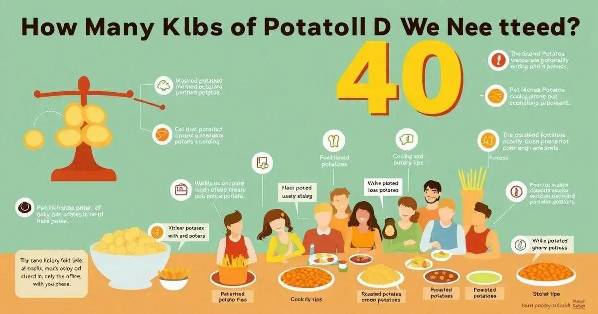 Quantos Quilos de Batata Precisamos para 40 Pessoas?