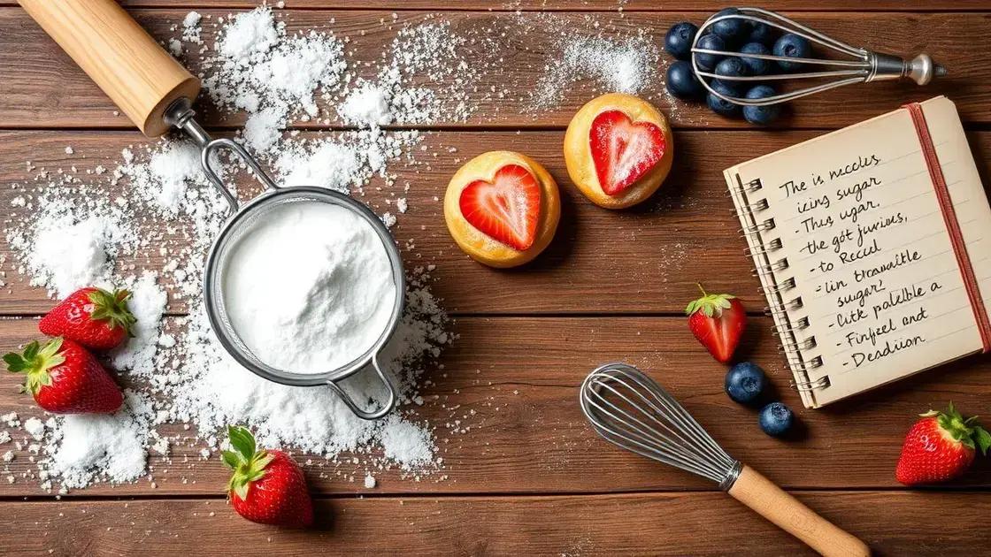 Como fazer açúcar de confeiteiro em casa Como fazer açúcar de confeiteiro em casa