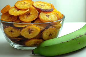 Banana Verde na AirFryer: Um lanche saudável