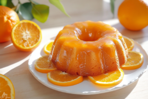 Bolo com cobertura de laranja na airfryer: Delícia rápida e fácil