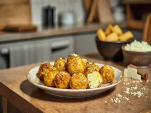 Bolinho de Mandioca com Queijo na Airfryer: Delícia Crocante!