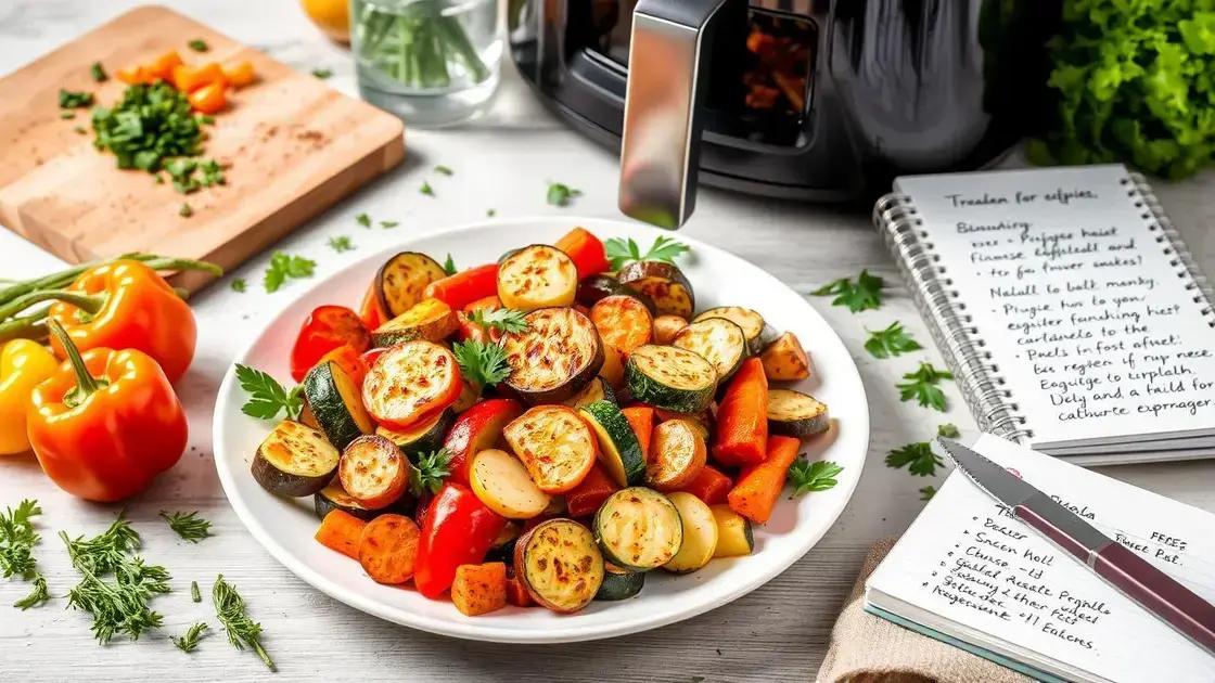 Vegetais Assados na Airfryer Vegetais Assados na Airfryer