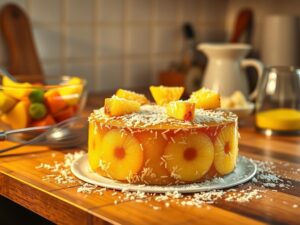 Bolo com Gelatina de Abacaxi na AirFryer: Receita Deliciosa e Prática