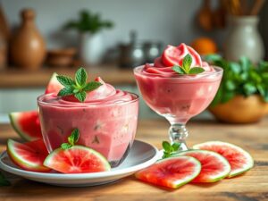 Mousse de Melancia: A Sobremesa Refrescante