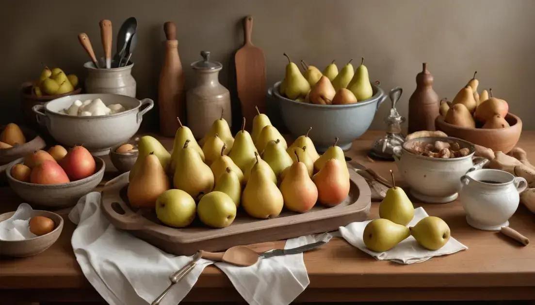Como escolher a pera ideal para receitas