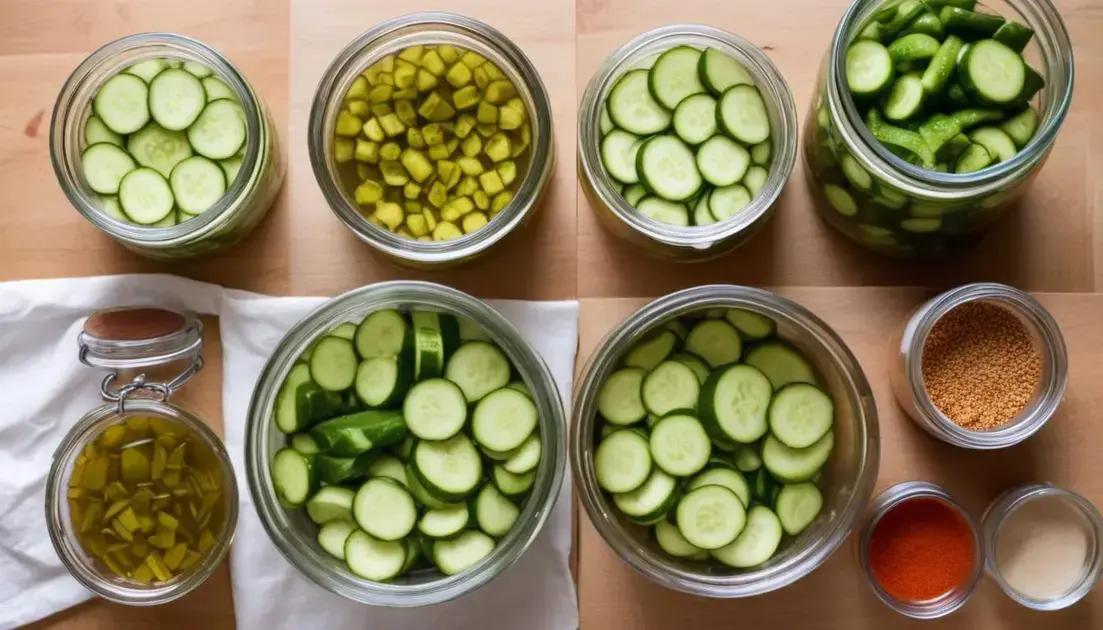 Passo a passo para fazer conserva de pepino pequeno