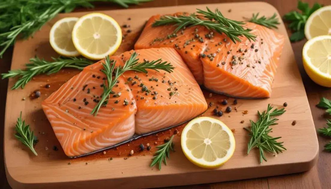 Temperos clássicos para salmão
