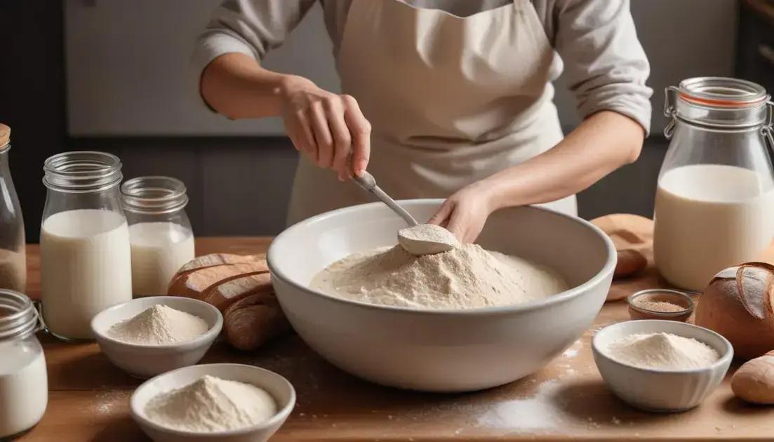 Técnicas para melhorar a fermentação do pão