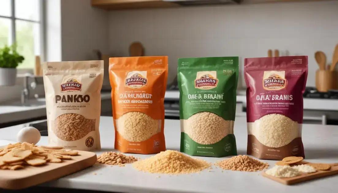 Alternativas à farinha panko