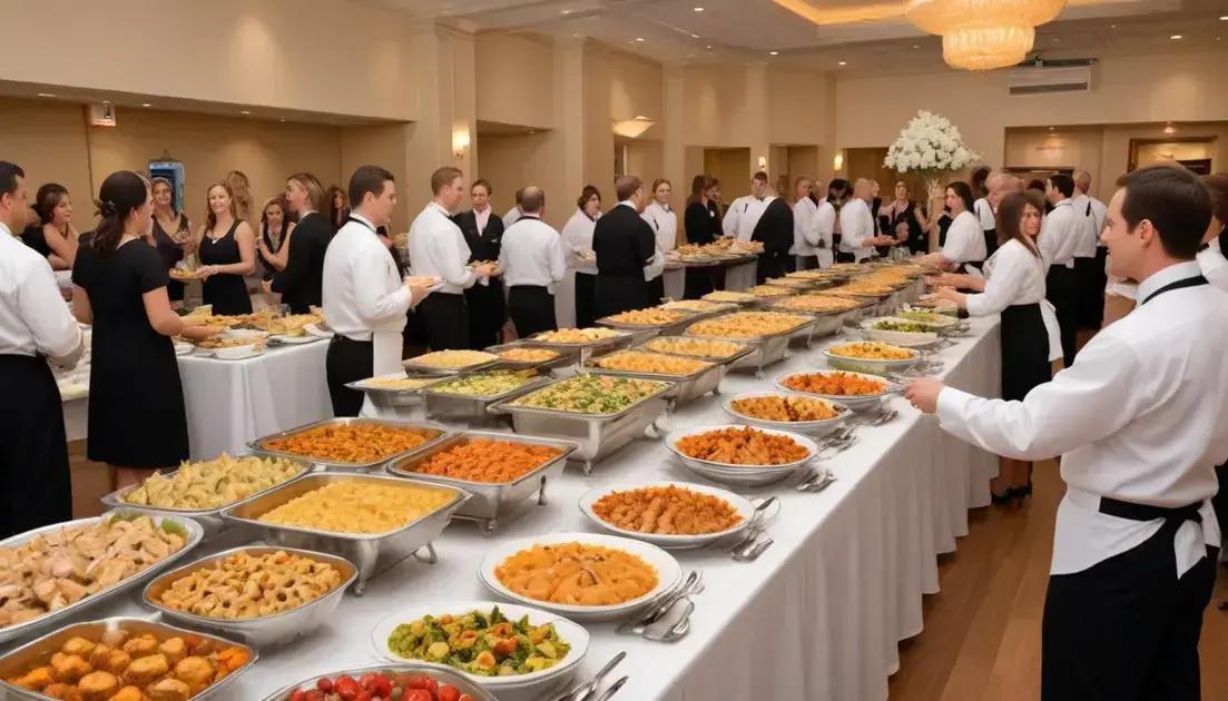 Organizando o serviço de buffet com eficiência Organizando o serviço de buffet com eficiência