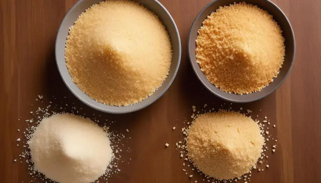 Diferença entre farinha panko e farinha de rosca
