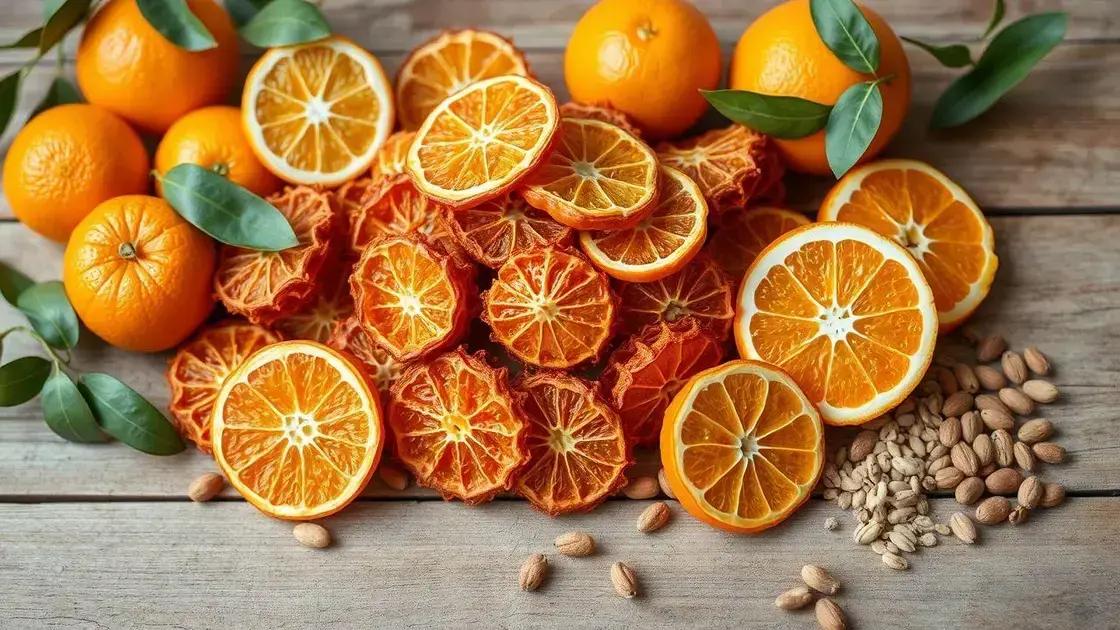 Benefícios da laranja desidratada para a saúde