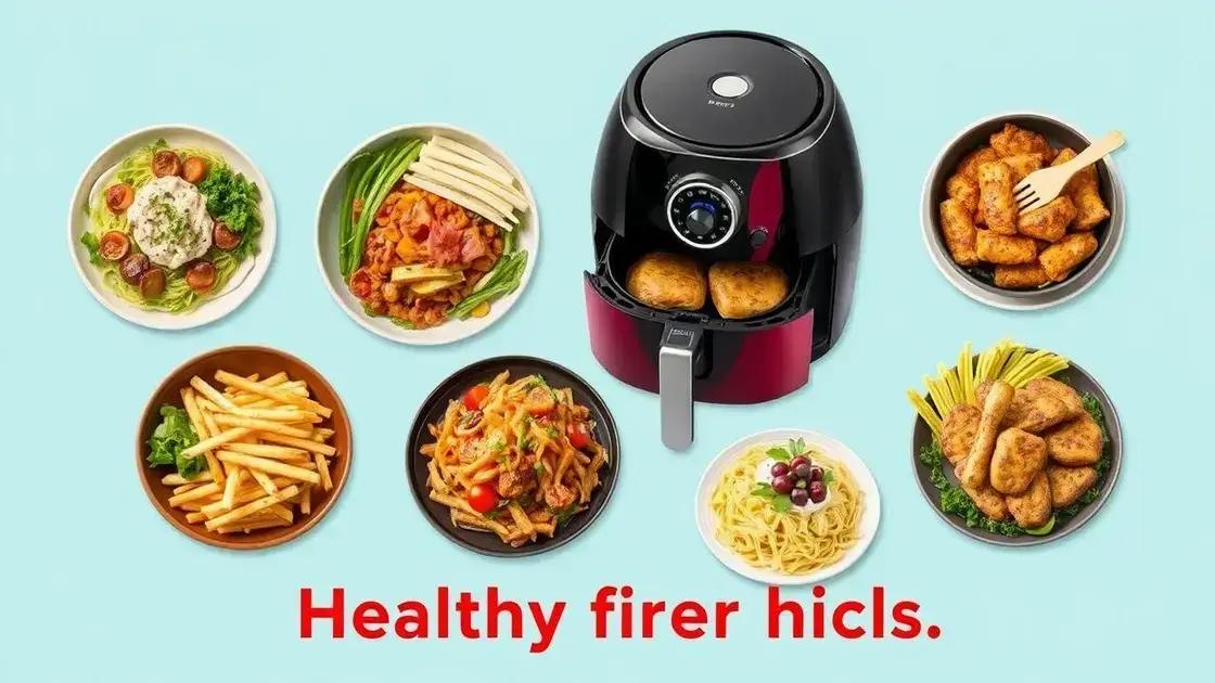 Vantagens de cozinhar com airfryer