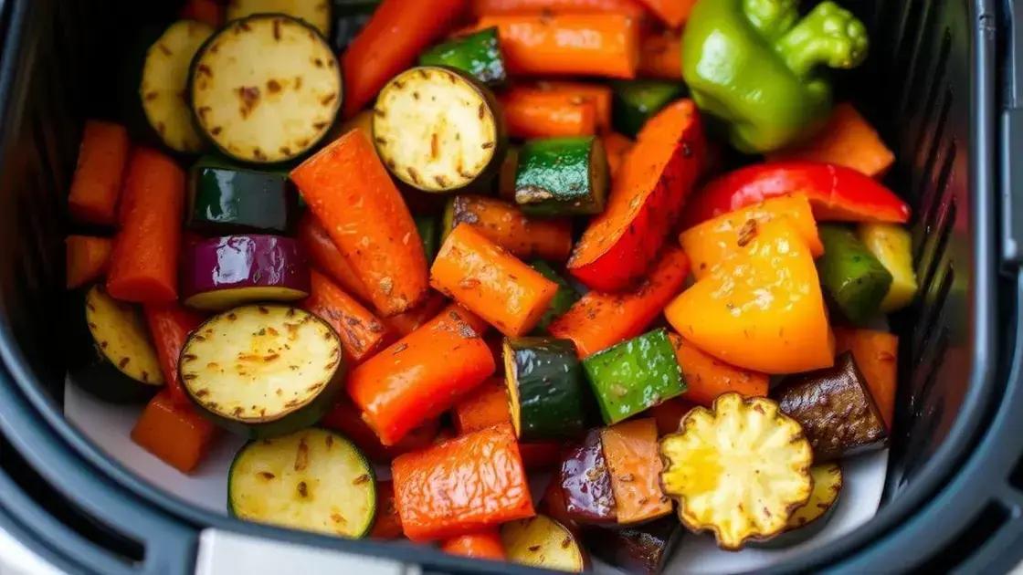 Como preparar legumes crocantes na airfryer