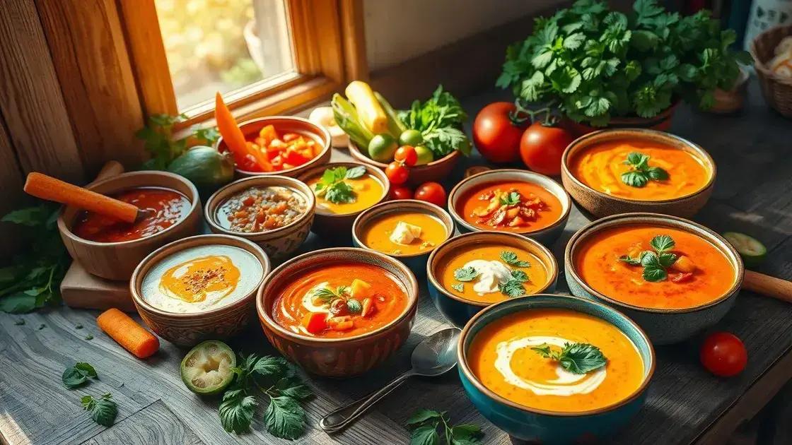 Receitas de sopas saudáveis para emagrecimento