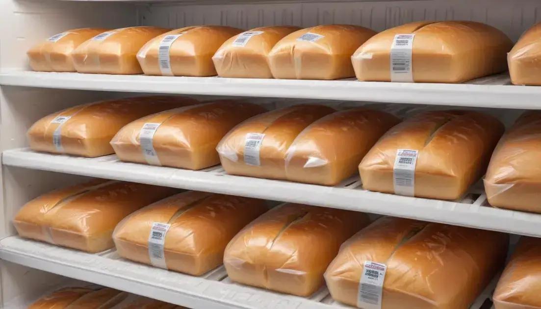 Métodos eficazes para congelar pão francês