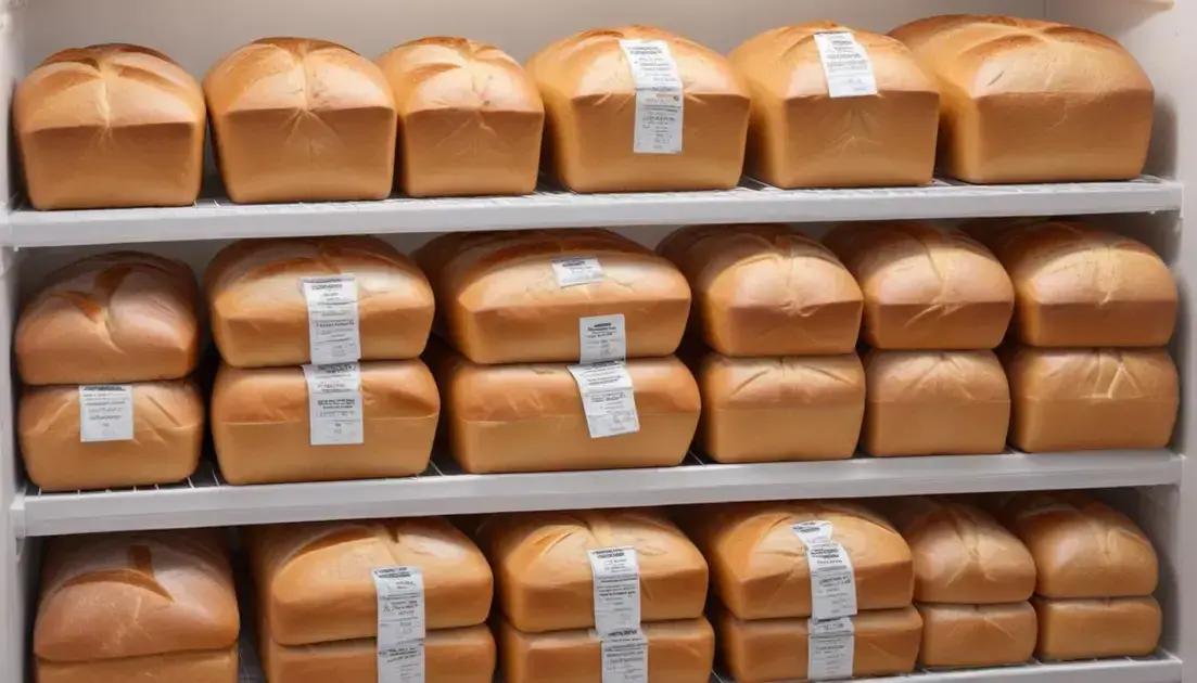 Dicas para armazenar pão francês no congelador