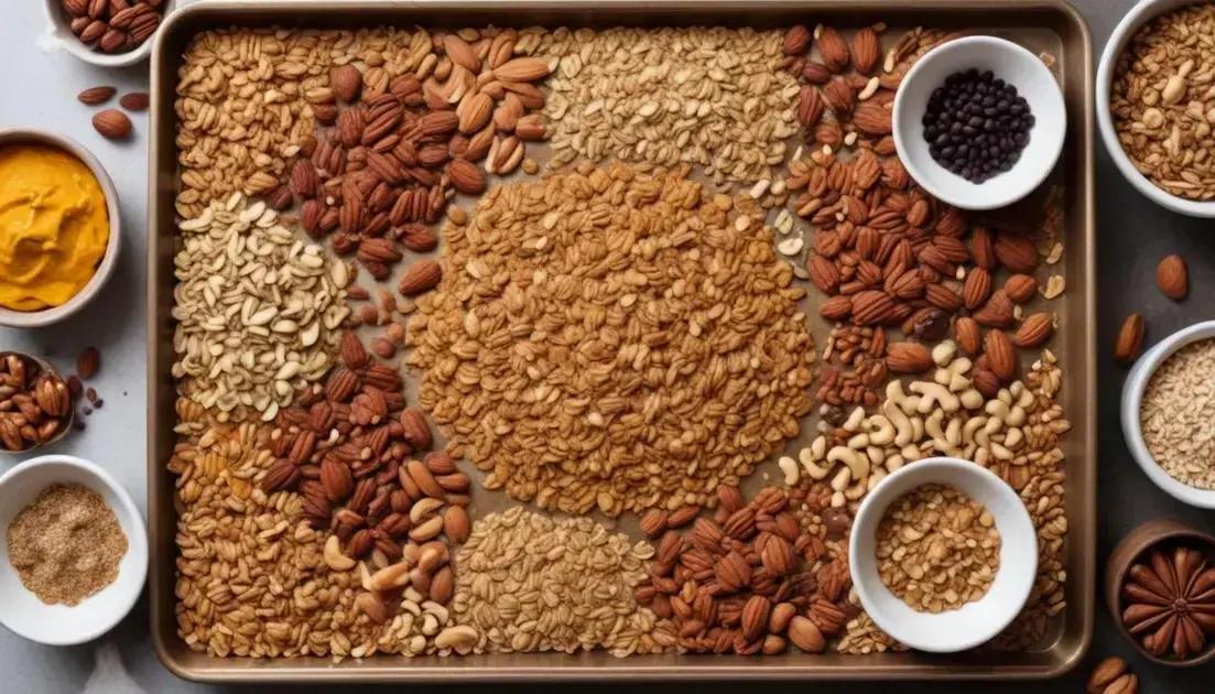 Receita fácil de granola salgada