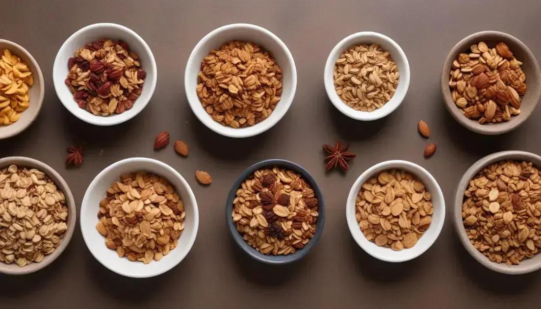 Dicas para variações de granola salgada