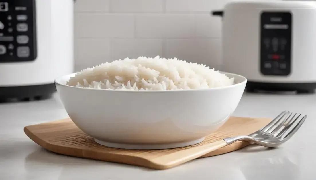 Dicas para evitar arroz grudado