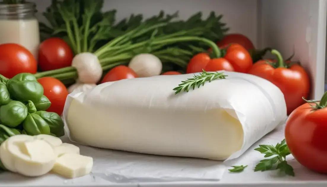 Armazenamento e conservação do queijo