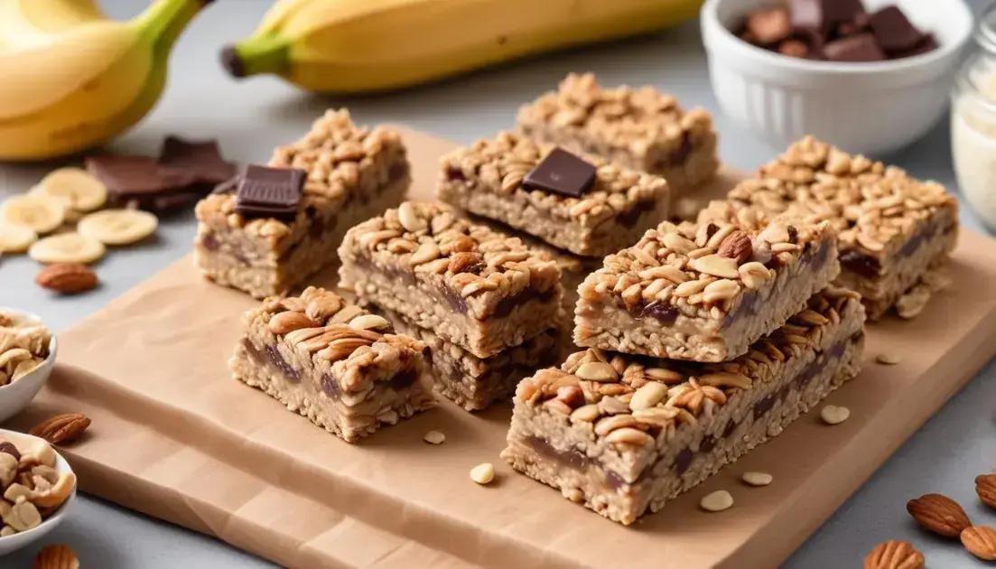 Receitas rápidas e fáceis de barra de cereal