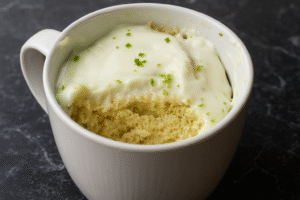 Bolo de Caneca de Limão na AirFryer Delícia Cítrica