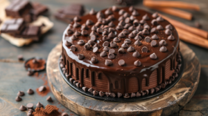 Receita de Bolo de Chocolate na AirFryer com Gotas de Chocolate