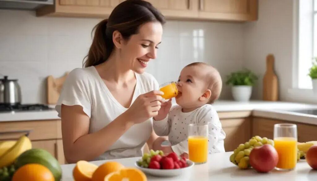 Sucos para Bebê de 6 Meses: Como Oferecer de Forma Saudável