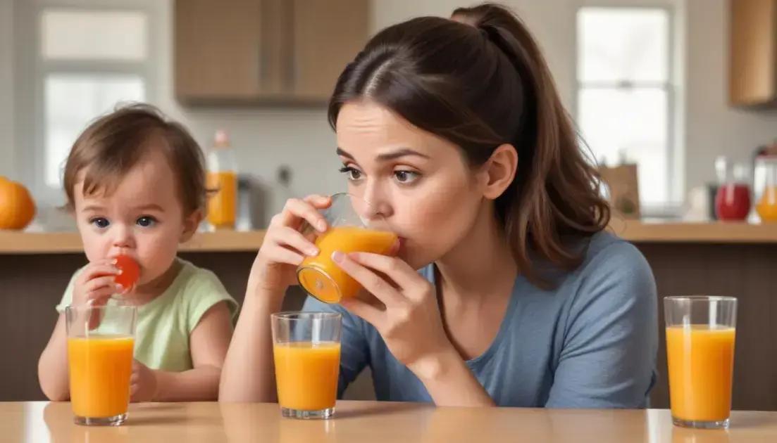 Riscos do consumo excessivo de sucos