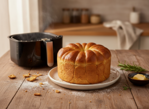 Pão Fofinho na Air Fryer com 1 Ovo